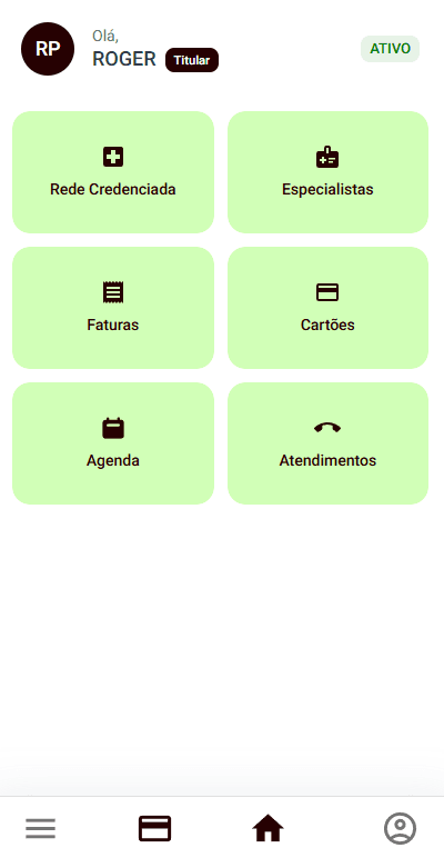 App Web do Cliente — Cardes
